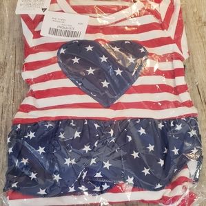 American Flag Onsie